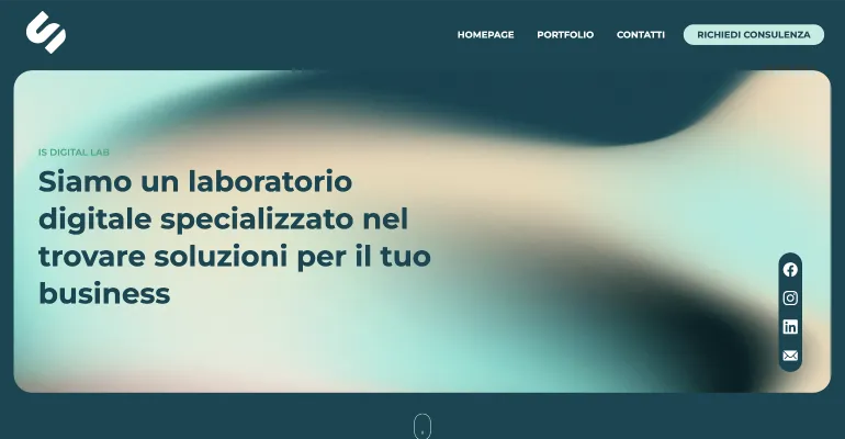 immagine del sito web di is digital lab