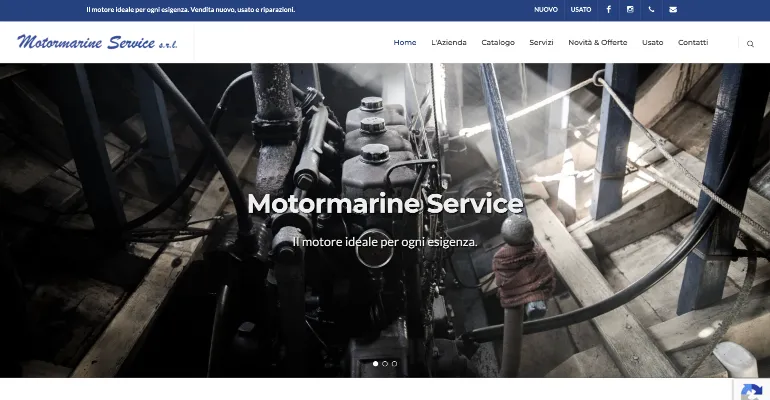 immagine del sito web di motor machine service