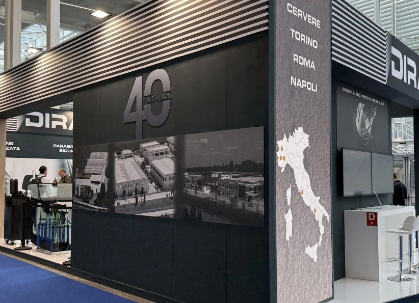 immagine dello stand dira alla fiera autopromotec 2025