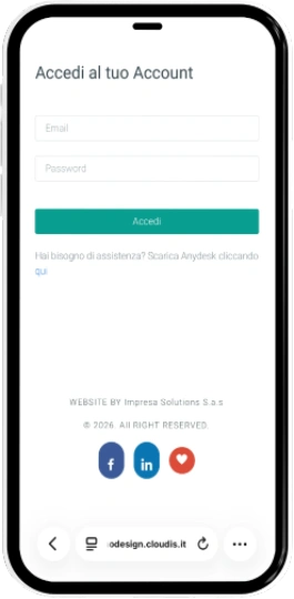immagine del preventivatore di Marmo Design visto da uno smartphone