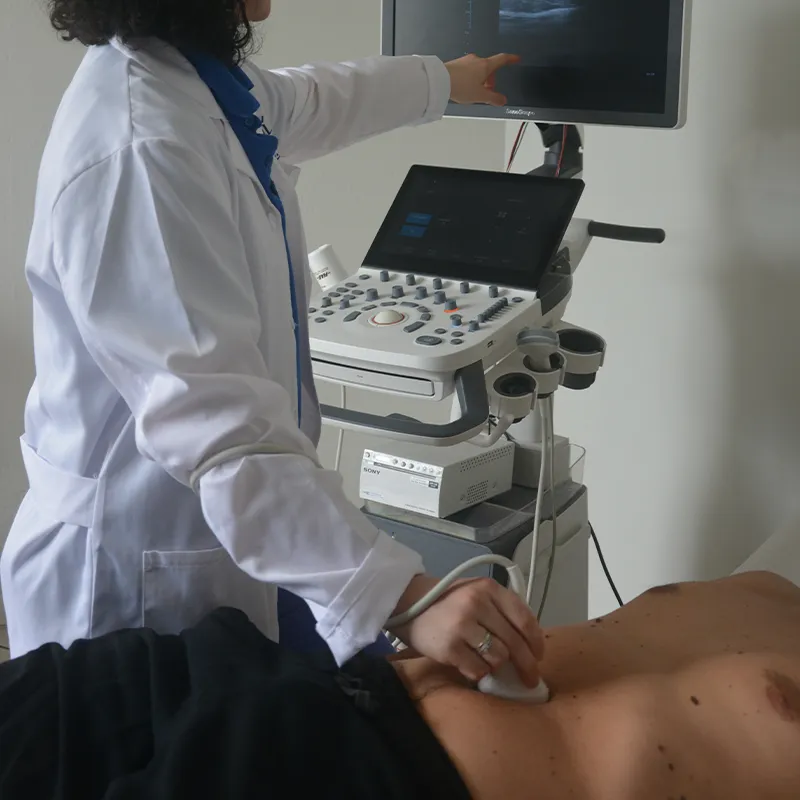 immagine di uno shooting di fisio center