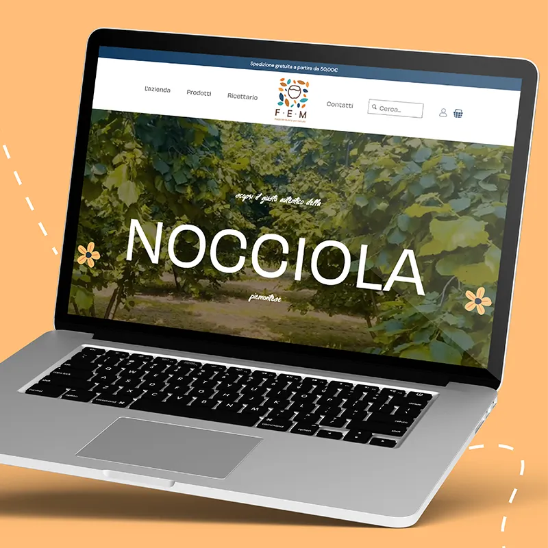 immagine del sito di FEM nocciole